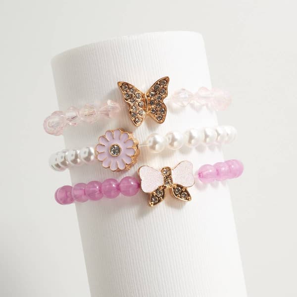 Lil'' Ashley 3pk. Girly Chic Stretch Bracelets - image 