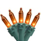 Northlight Seasonal 50ct. Burnt Orange Mini Christmas Light Set - image 1