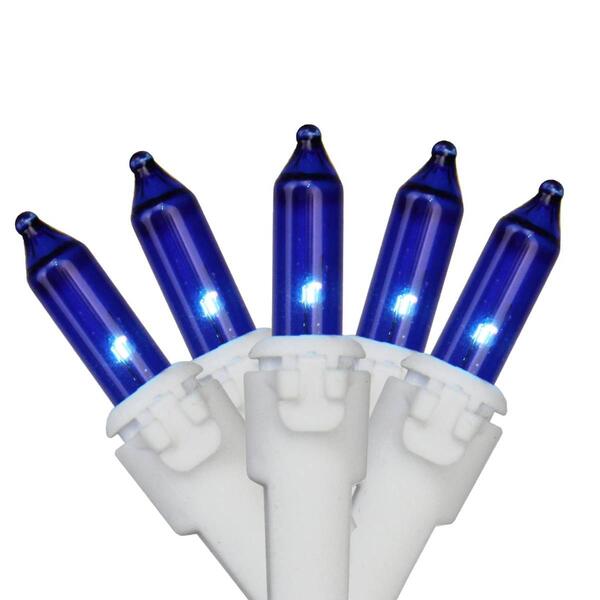 Northlight Seasonal 10ft. Blue Christmas Lights - White Wire - image 