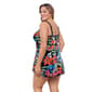 Plus Size Great Lengths Empire Princess Seam Swim Dress - image 3