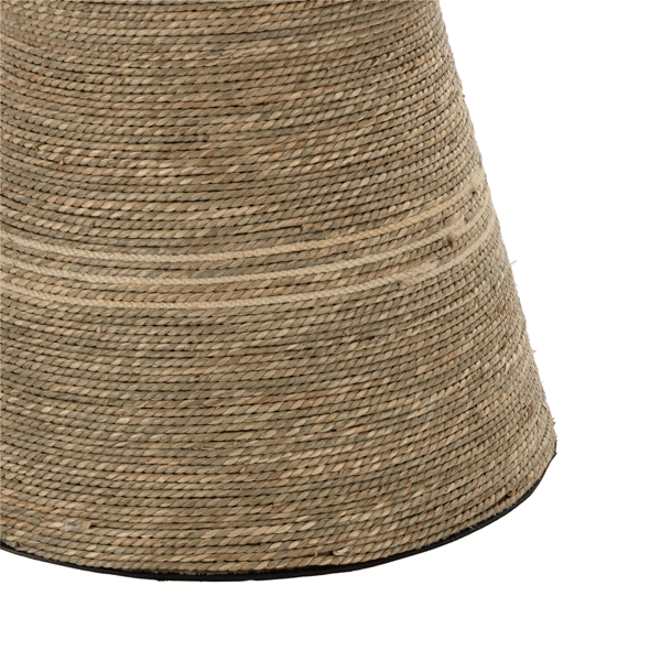 9th & Pike® Traditional Brown Seagrass Accent Table