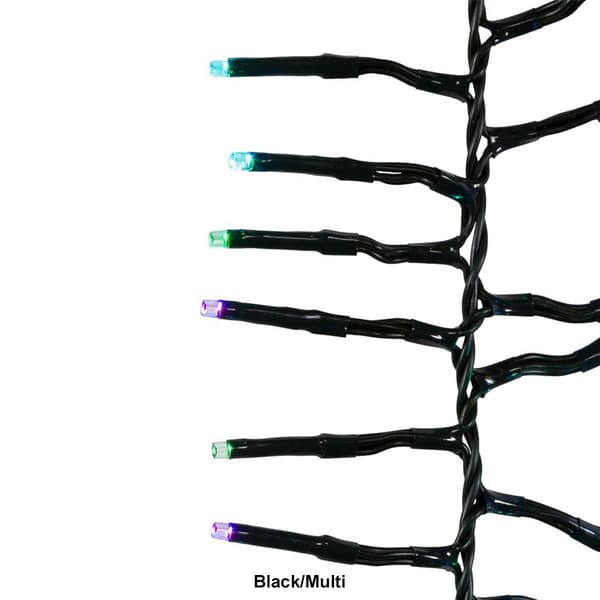 Kurt S. Adler 15.7ft. RGB LED Cluster Garland Christmas Lights