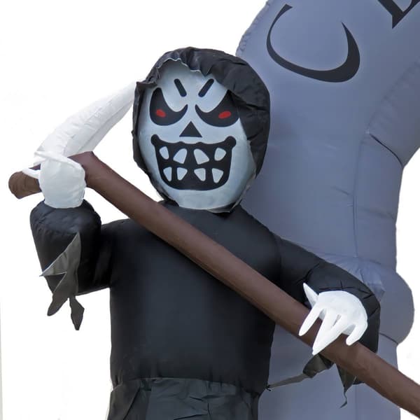 National Tree 12ft. Inflatable Halloween Ghost Arch