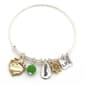 Symbology Acorn Charm Expandable Wire Bangle Bracelet - image 2