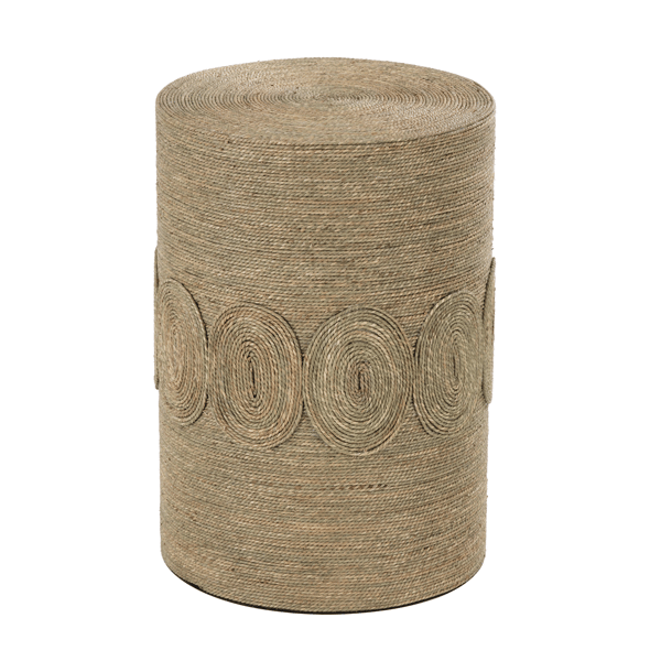 9th & Pike® Traditional Brown Seagrass End Table - image 