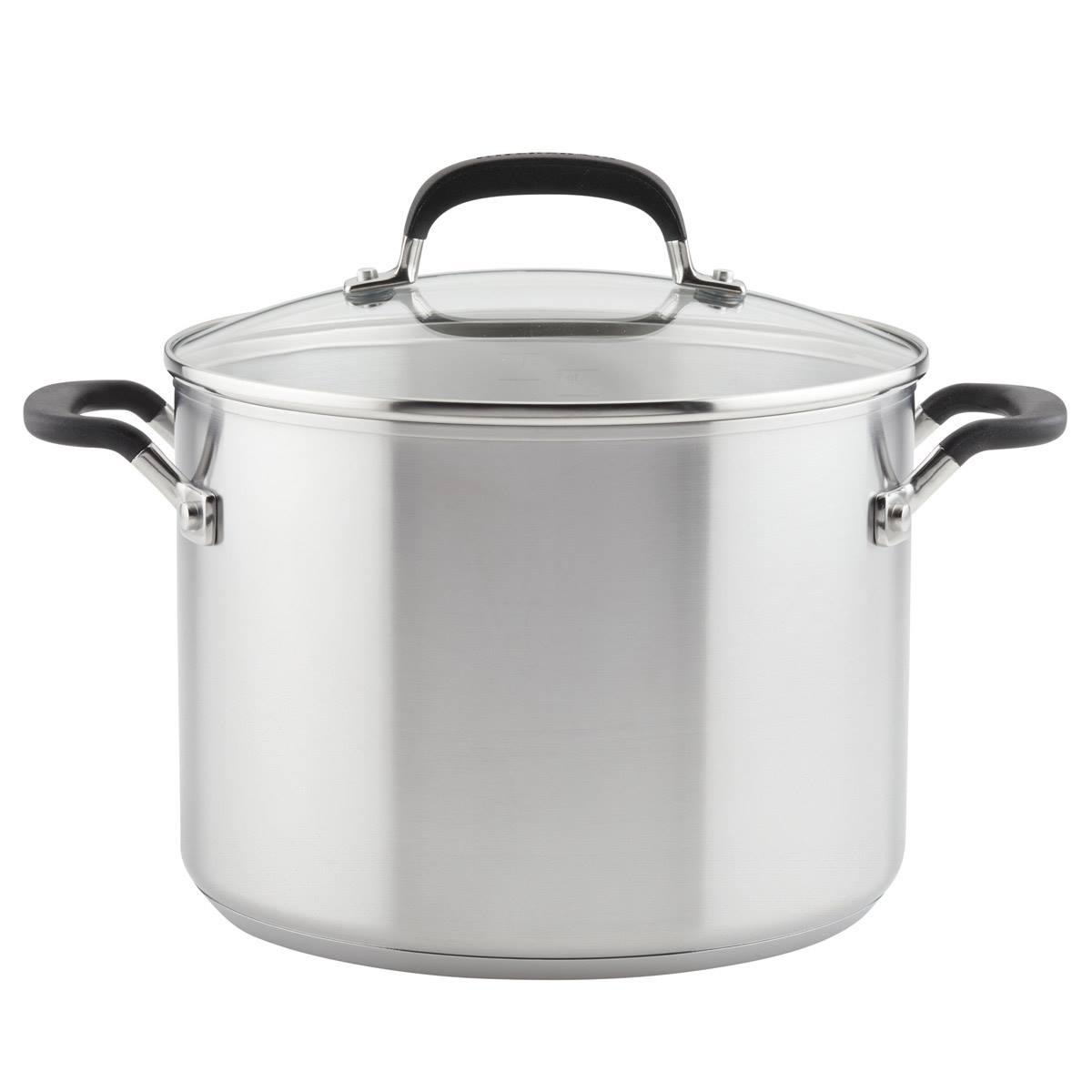 KitchenAid® Stainless Steel Covered Stockpot - 8qt.