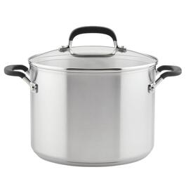 KitchenAid&#40;R&#41; Stainless Steel Covered Stockpot - 8qt.