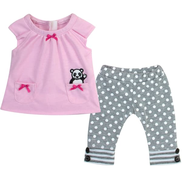 Sophia's® 3pc. Panda Hooded Sweatshirt &amp; Leggings Set