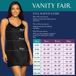 Womens Vanity Fair® Rosette Lace Full Slip 10103