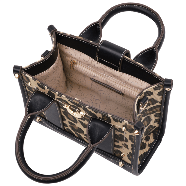 True Religion Leopard Mini Tote