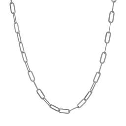 16in. Sterling Silver Paperclip Chain Necklace
