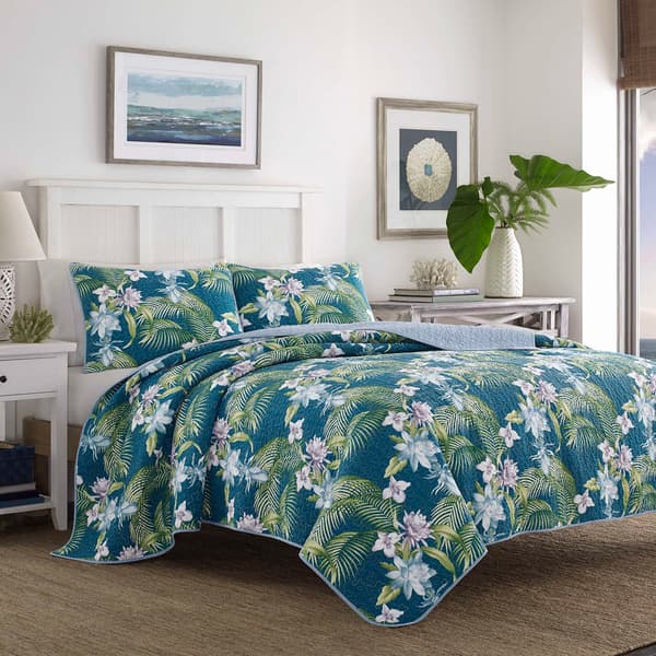 Tommy Bahama Southern Breeze Quilt Set - image 