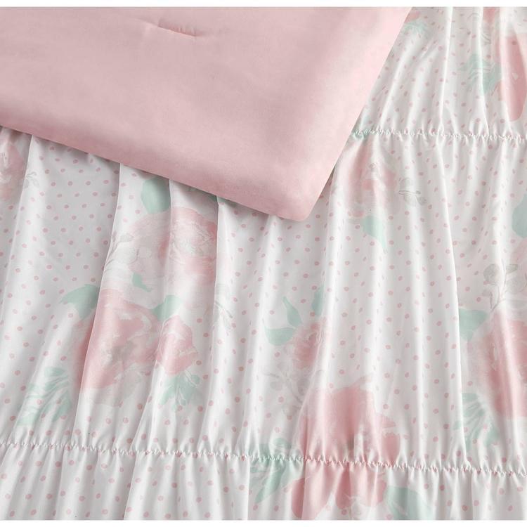 Alex &amp; Bella Tabitha Smocked Microfiber Comforter Bedding Set