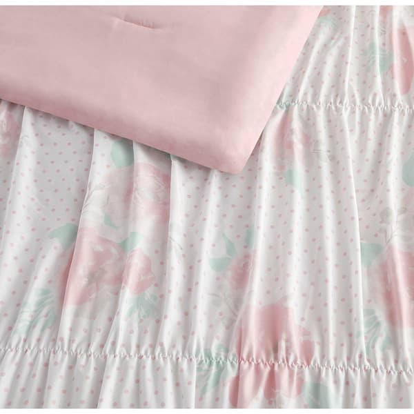 Alex &amp; Bella Tabitha Smocked Microfiber Comforter Bedding Set