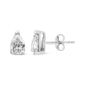 Haus of Brilliance 1/2ctw. Pear Lab Grown Diamond Stud Earrings - image 3