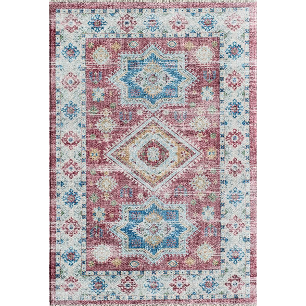 Rugs America™ Iggi Righteous Rosie Transitional Vintage...