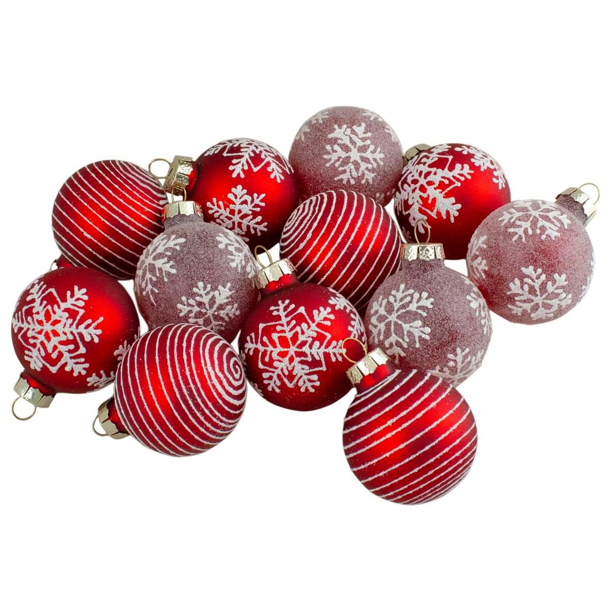 Northlight Seasonal 45mm Christmas Ball Ornaments - Set of...