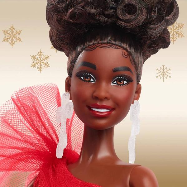 Barbie® 12in. African American Holiday 2024 Doll