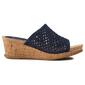 Womens BareTraps&#174; Flossey Wedge Slide Sandals - image 2
