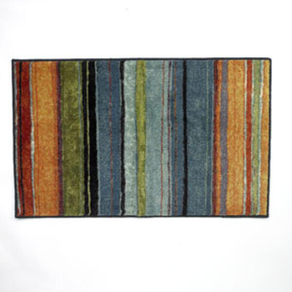 Mohawk Home Rainbow Stripe Rectangle Accent Rug - image 