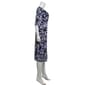 Womens Connected Apparel Elbow Sleeve Floral Cowl Neck Midi Dress - image 3