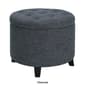 Convenience Concepts Designs4Comfort Fabric Round Storage Ottoman - image 8