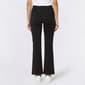 Womens Love Scarlet Faux Slash Pocket Flower Button Dress Pants - image 2