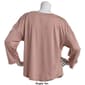 Petite Jessica Simpson 3/4 Tulip Sleeve Solid Pajama Tee - image 2