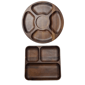 BergHOFF Acacia Wood 2pc. Divided Tray & Serving Platter Set - image 1