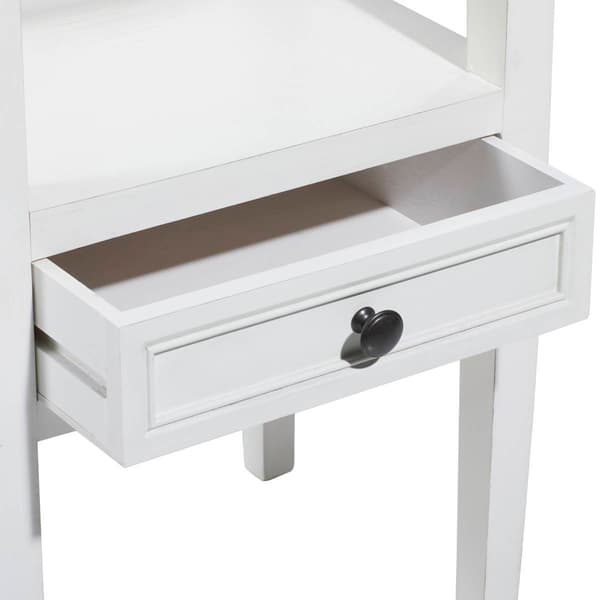 9th & Pike&#174; White Pine Traditional Accent Table