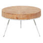 9th & Pike&#40;R&#41; Natural Wood And Iron Modern Coffee Table - image 1