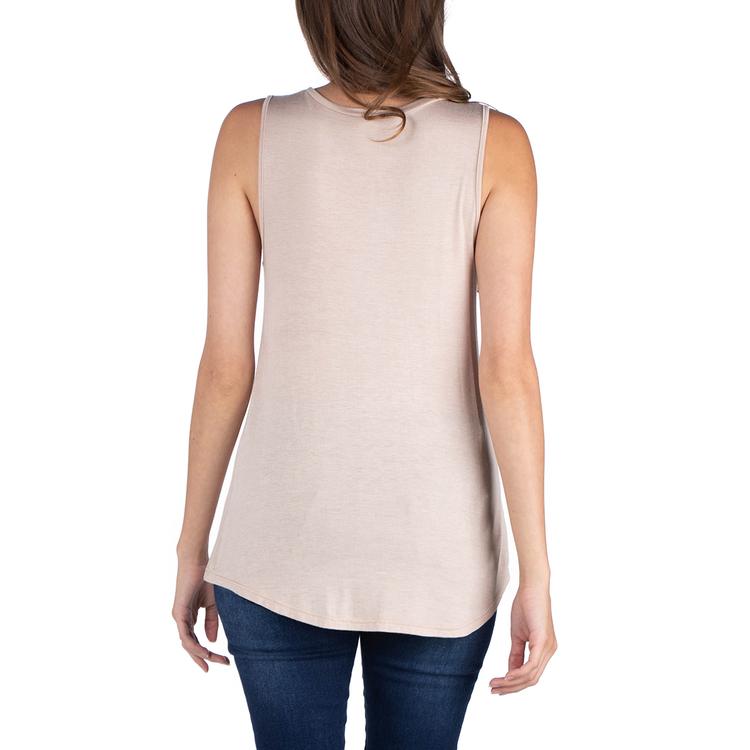Womens 24/7 Comfort Apparel V-Neck Tunic Tank