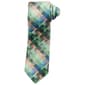 Mens Van Heusen Geometric Plaid Tie - image 1