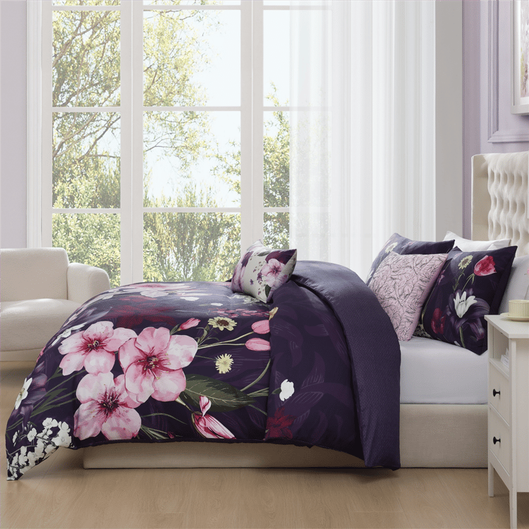 Bebejan Morning Glory 5pc. Reversible Comforter Set