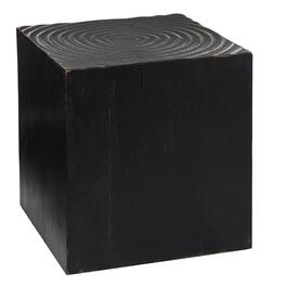 9th & Pike&#40;R&#41; Black Rustic Wood Accent Table