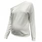 Womens Maternity Times Two Off the Shoulder Solid Sweatshirt - image 1