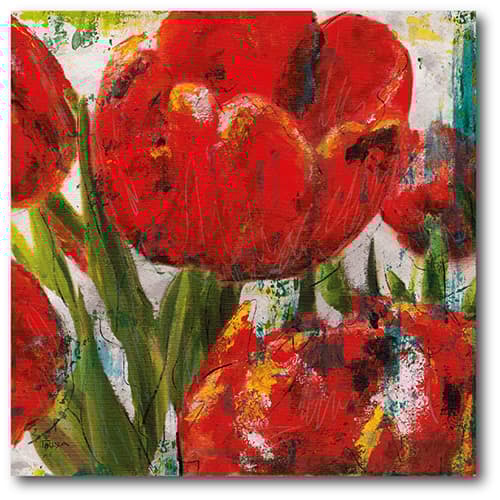 Courtside Market Painted Tulips II Canvas Wall Art