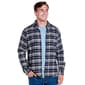 Mens Jackson Hole Flannel Shirt - Navy/Blue/Brown - image 1