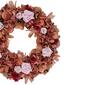 Northlight Seasonal Artificial Roses & Wooden Floral Wreath - image 3