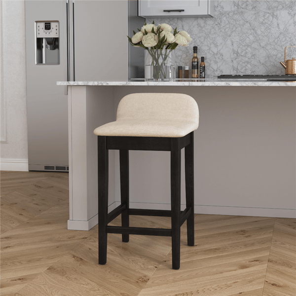 HH2 Home Maydena Wood Counter Height Stool - image 