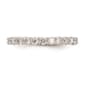 Pure Fire 14kt. White Gold Lab Grown Diamond Prong Eternity Band - image 1