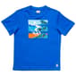 Boys &#40;8-20&#41; ZeroXposur Short Sleeve Rash Guard Swim Shirt - Ocean - image 1