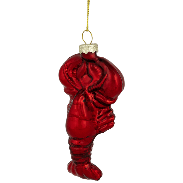 Northlight Shiny Lobster Glass Christmas Hanging Ornament