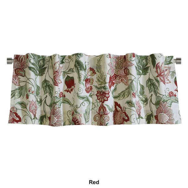 Jacobean Garden Rod Pocket Valance
