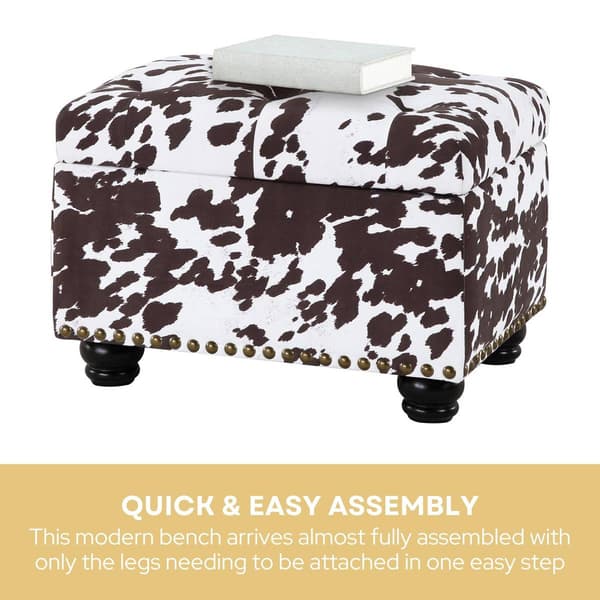 Convenience Concepts Designs4Comfort 5th Avenue Storage Ottoman