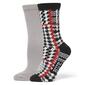 Womens HUE 2pk. Houndstooth Boot Socks - image 1