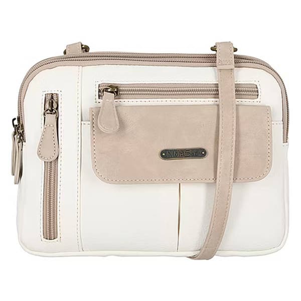 MultiSac Zippy Crossbody - White/Biscotti - image 
