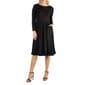 Womens 24/7 Comfort Apparel Fit &amp; Flare Pocket Dress - image 1