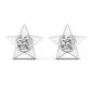 Moluxi&#8482; Sterling Silver 1ctw. Moissanite Star Stud Earrings - image 2
