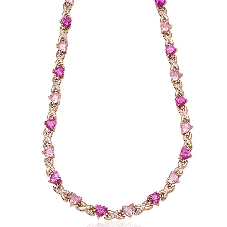 Gianni Argento X And Heart Necklace